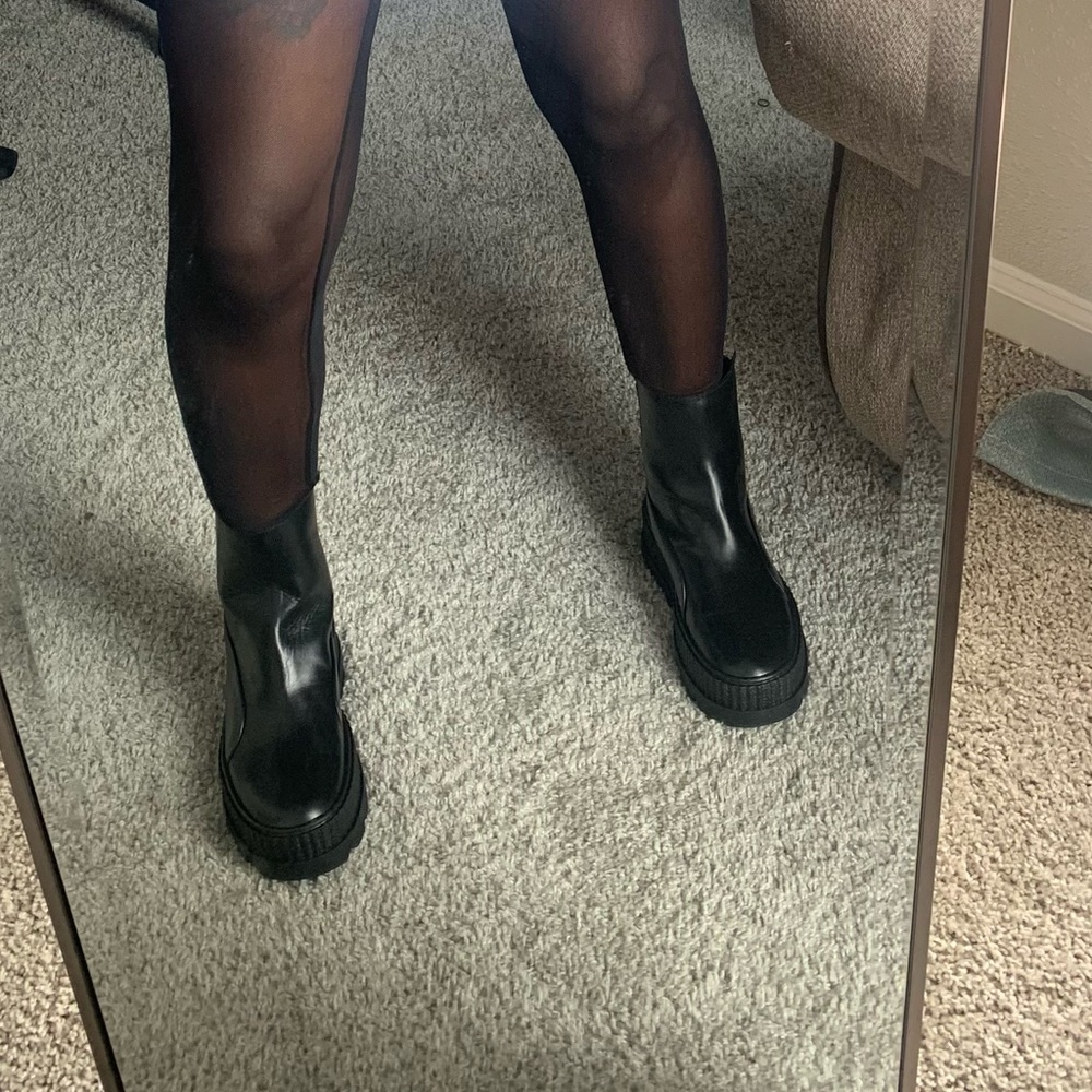 Black Fenty by Rihanna Chelsea boots